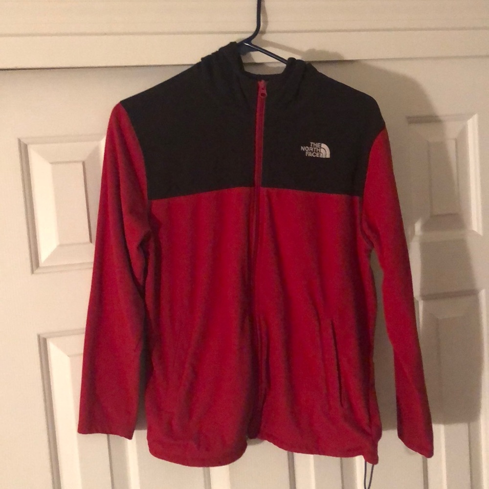 Boys Large Fleece North Face Jacket